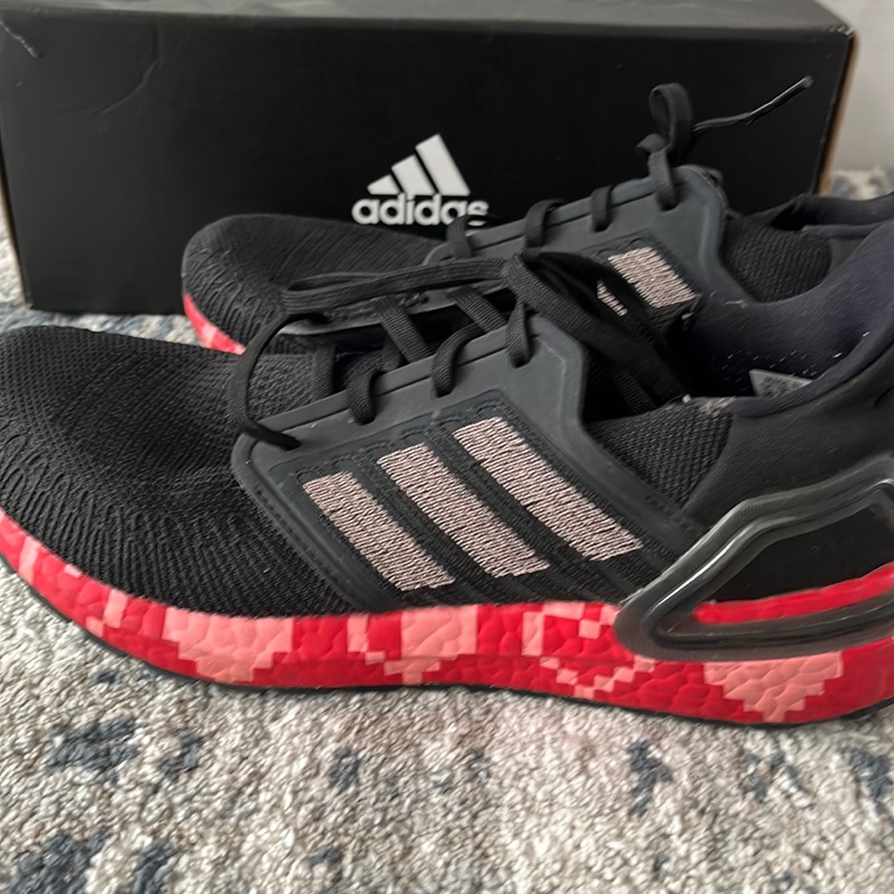 Adidas ultra boost 20 yeezy Valentine’s Day pirate black red parley